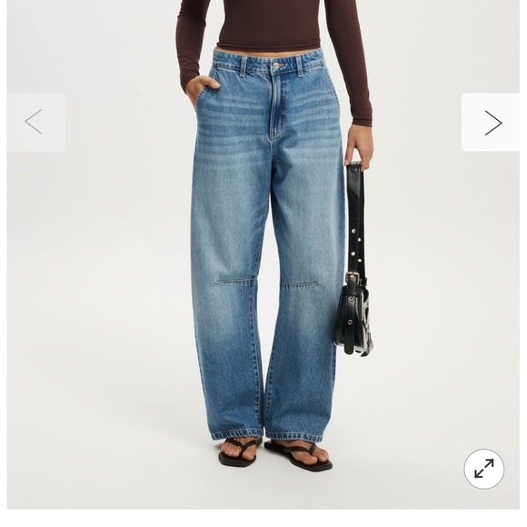 Cotton On Denim - Cotton On Light Blue Wide-Leg Jeans